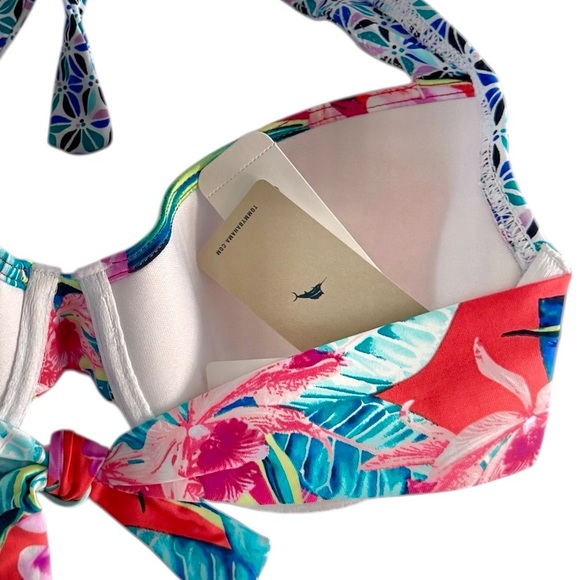 Tommy Bahama Orchid Grove Underwire Molded Cup Bra - Picture 8 of 12